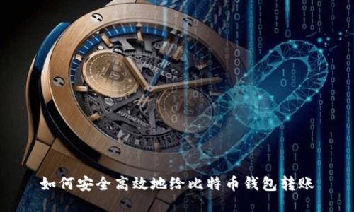 如何安全高效地给比特币钱包转账