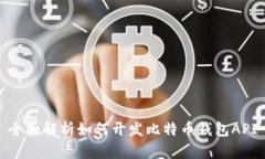 全面解析如何开发比特币钱包API